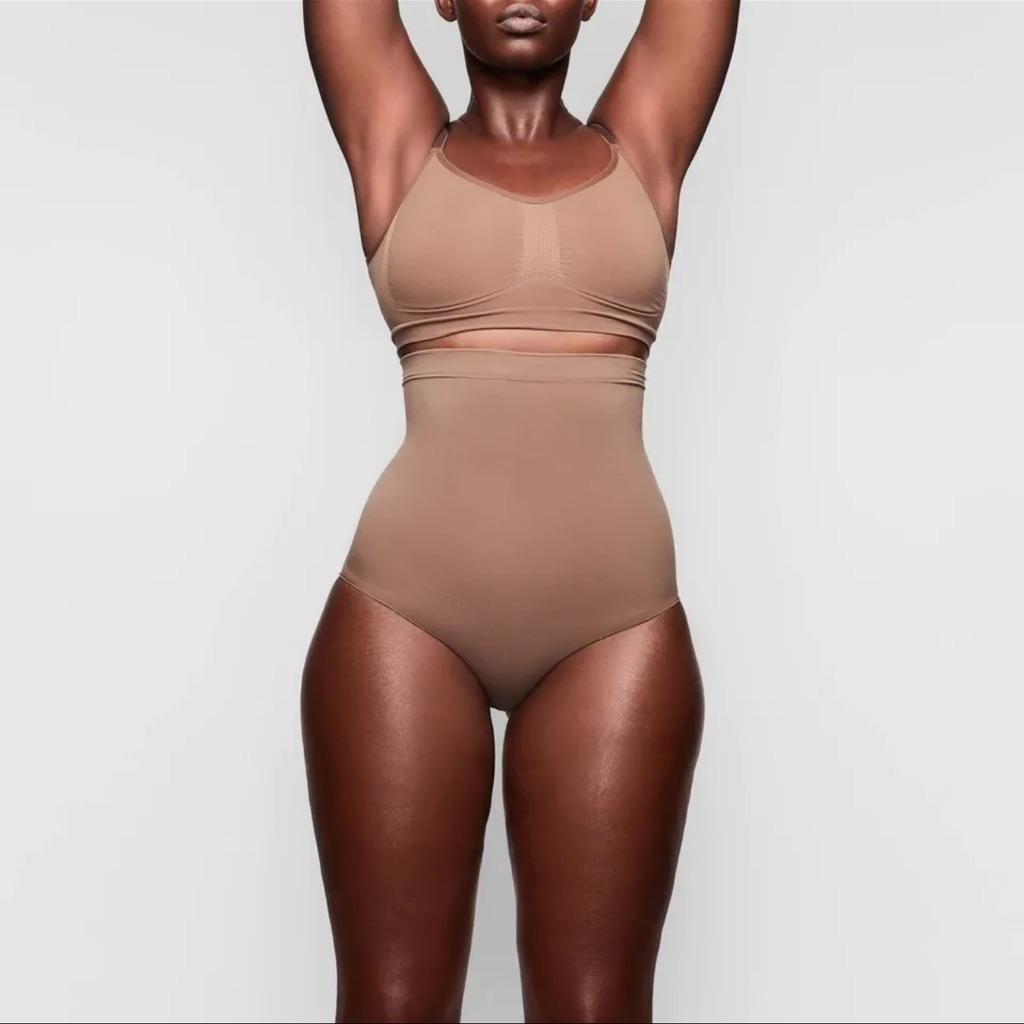 Skims Seamless Solutions High Waisted Brief Oxide S/M. New In Box